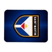 Saint Martin Flag Magnet (Horizontal)