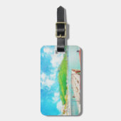 Saint Martin Gepäckanhänger (Vorderseite vertikal)