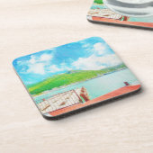 Saint Martin Getränkeuntersetzer (Linke Seite)