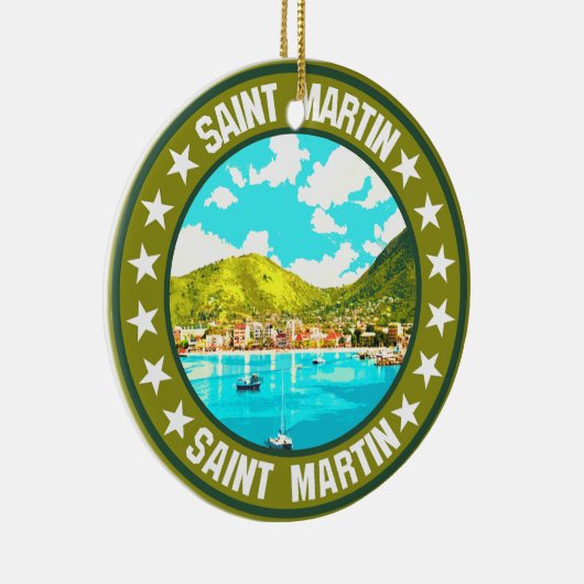 Saint Martin Keramik Ornament (Rechts)