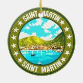 Saint Martin Keramik Ornament (Hinten)