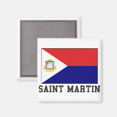 Saint Martin Magnet (Vorderseite/Rückseite)