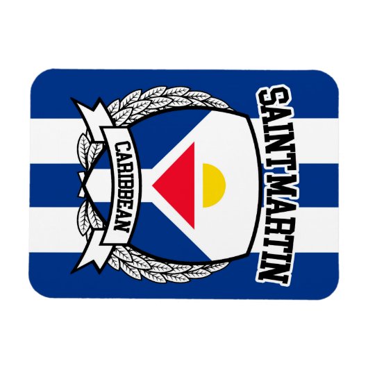 Saint Martin Magnet (Horizontal)