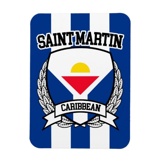 Saint Martin Magnet (Vertikal)