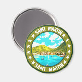 Saint Martin Magnet (Vorderseite/Rückseite)