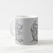 Saint Martin mit einem Beggar Kaffeetasse (Vorderseite Links)