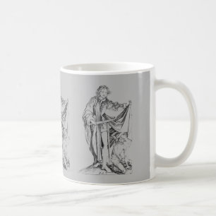 Saint Martin mit einem Beggar Kaffeetasse