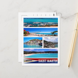 Saint Martin - Mosaic - Postkarte