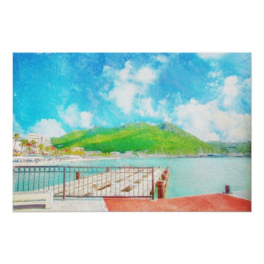Saint Martin Poster (Vorderseite)