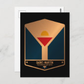 Saint Martin Postkarte (Vorne/Hinten)
