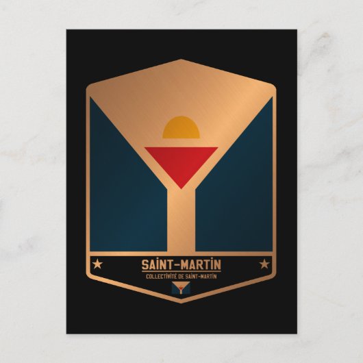 Saint Martin Postkarte (Vorderseite)