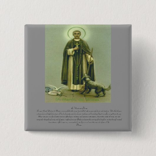 Saint Martin Prayer Button (Vorderseite)