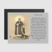 Saint Martin Prayer Magnetkarte (Vorne/Hinten)