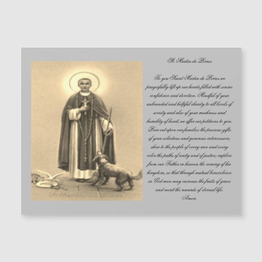 Saint Martin Prayer Magnetkarte (Vorderseite)