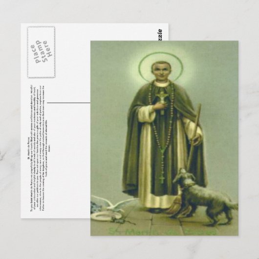 Saint Martin Prayer Postkarte (Vorne/Hinten)