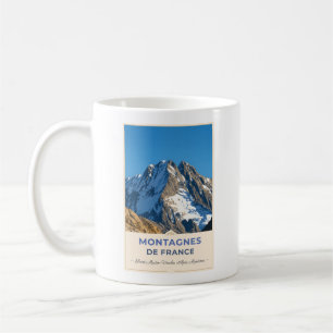 Saint-Martin-Vésubie, Frankreich – Schneeberge Kaffeetasse