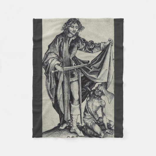 Saint Martin von Tours Fleecedecke (Vorderseite)