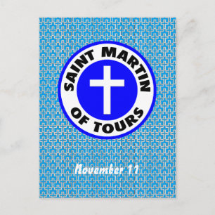 Saint Martin von Tours Postkarte