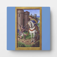 Saint Martin von Tours schneidet seinen Mantel in