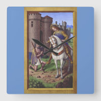 Saint Martin von Tours schneidet seinen Mantel in 
