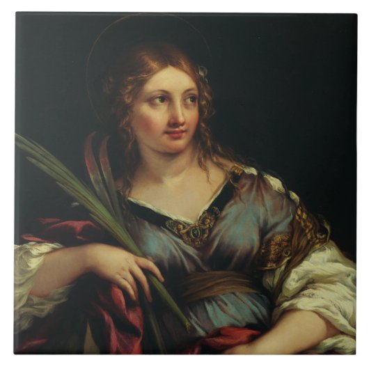 Saint Martina von Rom, Pietro Berrettini Fliese (Vorderseite)
