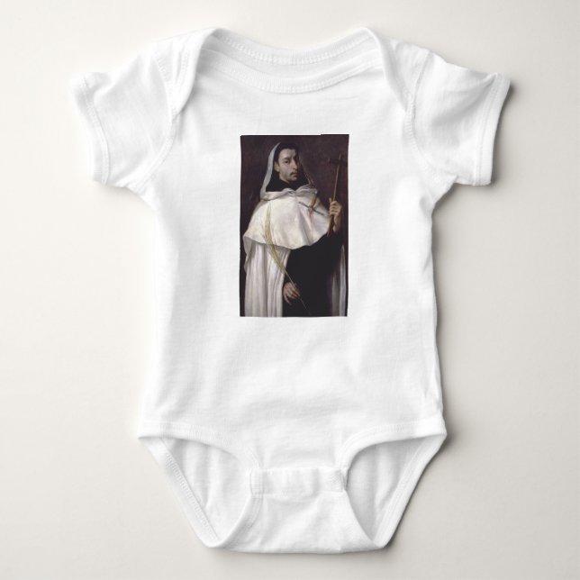 Saint Martyr Angelus von Jerusalem Baby Strampler (Vorderseite)
