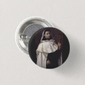 Saint Martyr Angelus von Jerusalem Button (Vorne & Hinten)