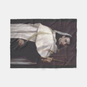 Saint Martyr Angelus von Jerusalem Fleecedecke (Vorderseite (Horizontal))