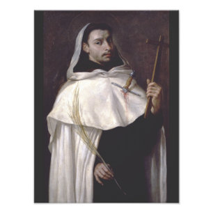 Saint Martyr Angelus von Jerusalem Fotodruck