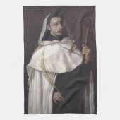 Saint Martyr Angelus von Jerusalem Geschirrtuch (Vertikal)