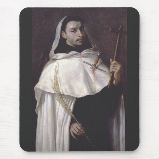 Saint Martyr Angelus von Jerusalem Mousepad (Vorne)