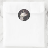 Saint Martyr Angelus von Jerusalem Runder Aufkleber (Tasche)