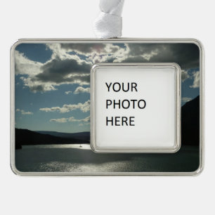 Saint Mary Lake I - Glacier National Park Rahmen-Ornament Silber