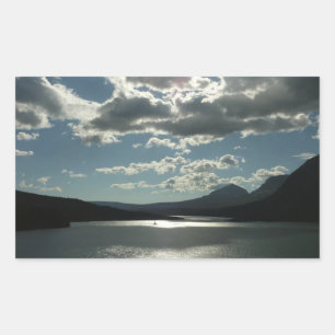 Saint Mary Lake I im Glacier-Nationalpark Rechteckiger Aufkleber