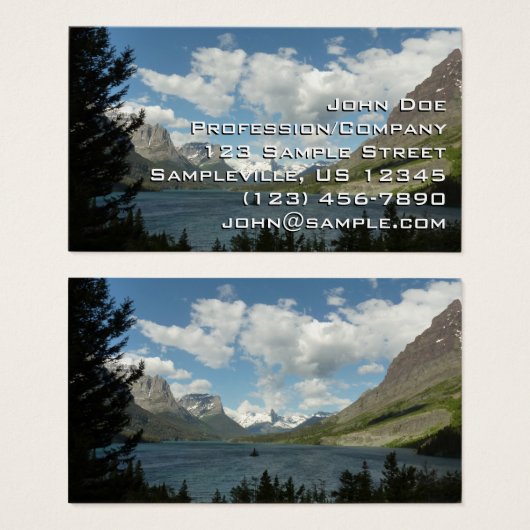 Saint Mary Lake II am Glacier National Park (Vorne & Hinten)