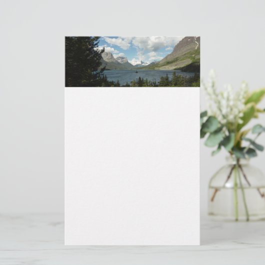 Saint Mary Lake II am Glacier National Park Briefpapier (Stehend Vorderseite)