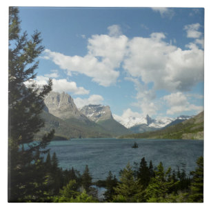 Saint Mary Lake II am Glacier National Park Fliese