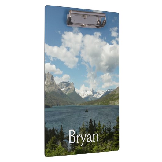 Saint Mary Lake II am Glacier National Park Klemmbrett (Rechts)