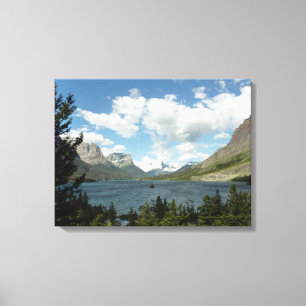 Saint Mary Lake II am Glacier National Park Leinwanddruck
