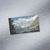 Saint Mary Lake II am Glacier National Park Magnetische Visitenkarte (Beispiel)