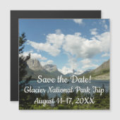 Saint Mary Lake II am Glacier National Park Magnetkarte (Vorne/Hinten)