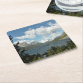 Saint Mary Lake II am Glacier National Park Rechteckiger Pappuntersetzer (angewinkelt)