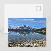 Saint Mary Lake Postkarte (Vorne/Hinten)
