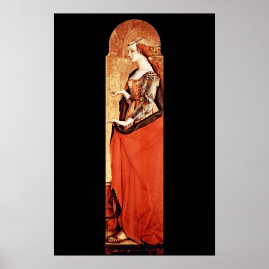 SAINT MARY MAGDALENE 2 Gold, rot Poster (Vorne)