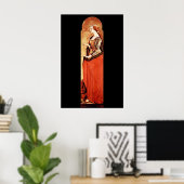 SAINT MARY MAGDALENE 2 Gold, rot Poster (Heimbüro)