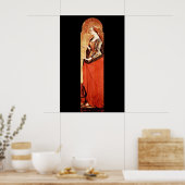 SAINT MARY MAGDALENE 2 Gold, rot Poster (Küche)