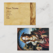 SAINT MARY MAGDALENE, Antiquitätenpapier Visitenkarte (Vorne/Hinten)