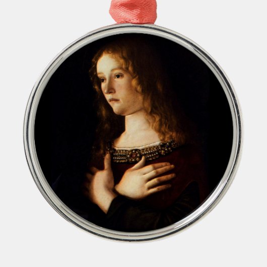 Saint Mary Magdalene - Bellini Ornament Aus Metall (Vorne)