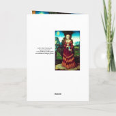 SAINT MARY MAGDALENE , Brown Parchment Feiertagskarte (Rückseite)