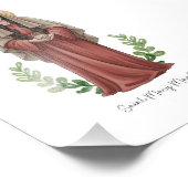 Saint Mary Magdalene, Catholic Saint Print Fotodruck (Ecke)